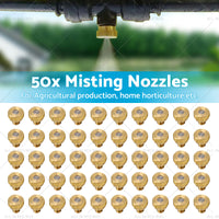 {{ For Cooling System 0. 024 inch  Brass Misting Nozzles Water Mister Sprinkle 50pcs }} - Buy Car Parts Online at {{ Kaka Auto Parts }}.