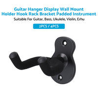 Guitar Hanger Display Wall Mount Holder Hook Rack Bracket Padded Instrument