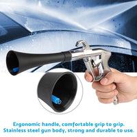 Car Cleaning Gun Aluminum Alloy Ergonomic Handle Rust-Proof Durable 0.8 MPa