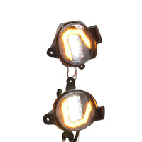 Pair Front Fog Lights LED Waterproof Suitable For Toyota Hilux Vigo 2011-2014