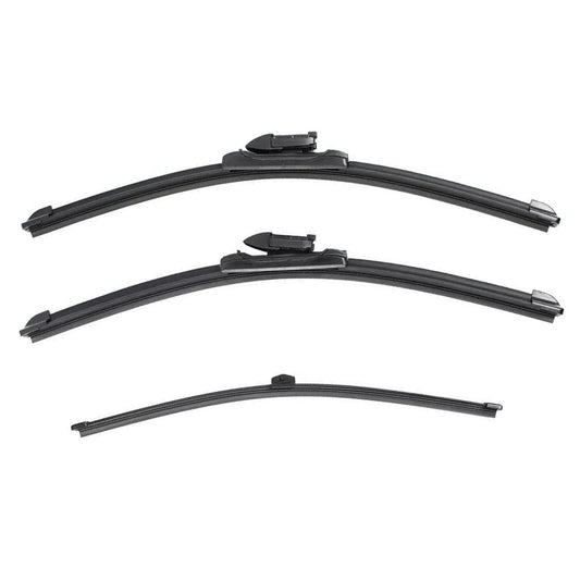 Wiper Blade Set 3pcs Suitable for Volkswagen Polo Hatch 2010–2017