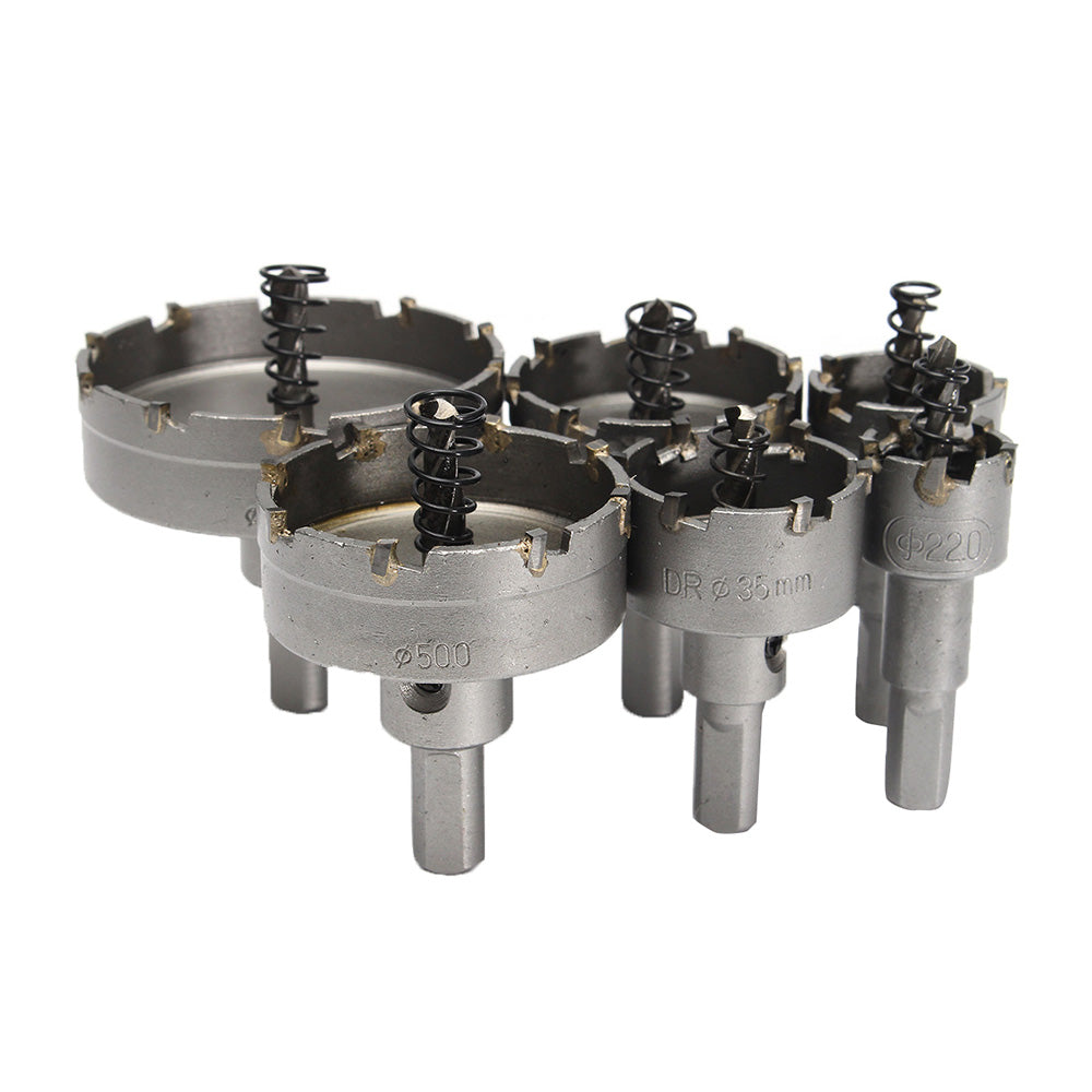 TCT Carbide Tip Hole Saw Drill Bit Suitable For Stainless Steel Cutting 16-53mm