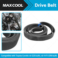 {{ Ribbed Belt 6PK1810 Suitable for Toyota Corolla 1. 8 ZZE122R 1. 8VVTi ZRE152R }} - Buy Car Parts Online at {{ Kaka Auto Parts }}.