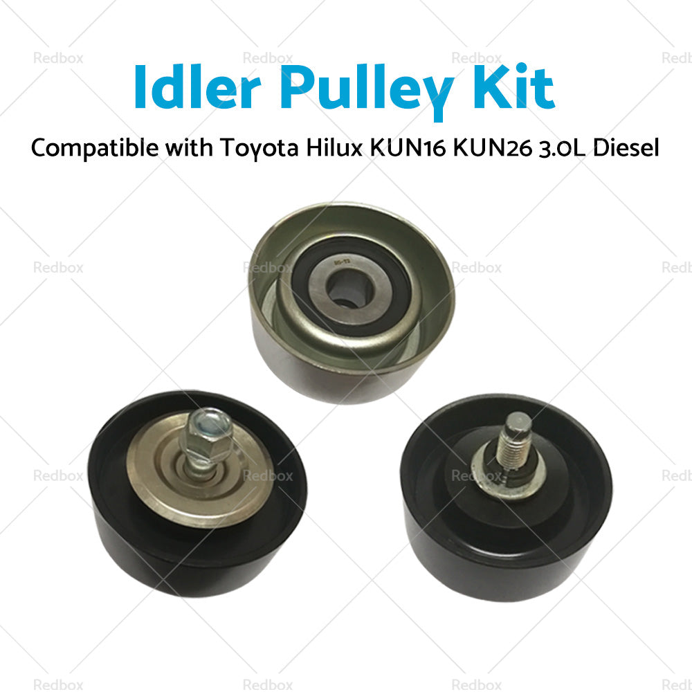 {{ Suitable for Toyota Hilux KUN16 KUN26 3. 0L Diesel 1KD-FTV 05-15 Idler Pulley Kit }} - Buy Car Parts Online at {{ Kaka Auto Parts }}.