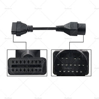 {{ For Mazda 17 Pin to 16 Pin Female OBD2 Car Diagnostic Connector Adapter Cable }} - Buy Car Parts Online at {{ Kaka Auto Parts }}.