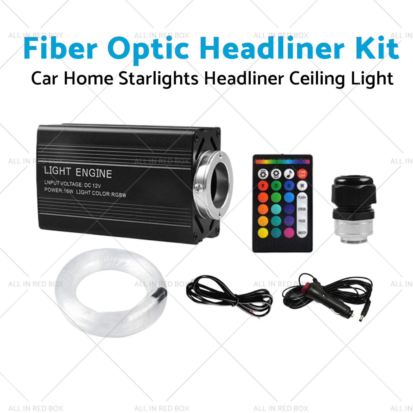 {{ 500PCS LED Fiber Optic Kit Car Home Starlights Headliner Ceiling Light w or Remote }} - Buy Car Parts Online at {{ Kaka Auto Parts }}.