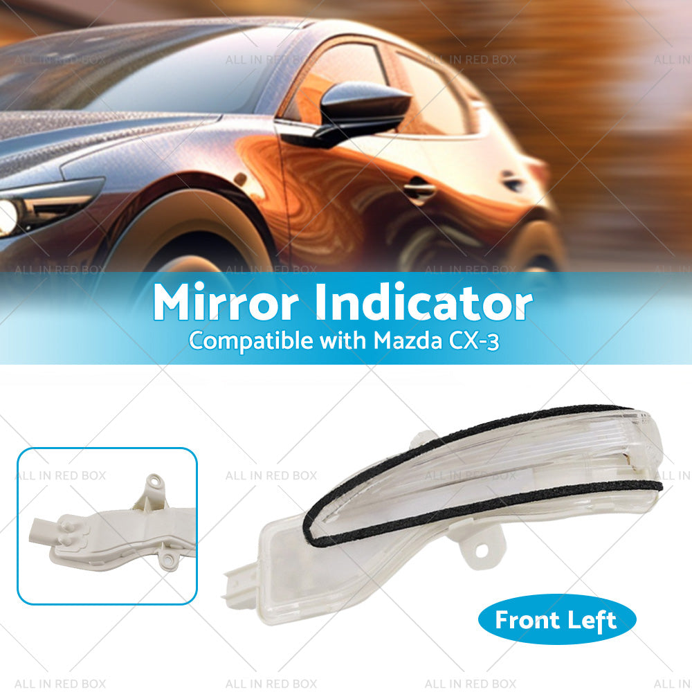{{ Left Side Mirror Light Indicator Blinker Suitable for Mazda CX-3 CX3 2015-2022 }} - Buy Car Parts Online at {{ Kaka Auto Parts }}.