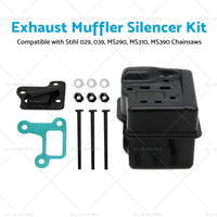 {{ Exhaust Muffler Silencer Suitable For Stihl MS290 MS310 MS390 029 039 Chainsaw }} - Buy Car Parts Online at {{ Kaka Auto Parts }}.