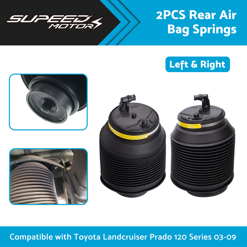 {{ 2x Rear Left Right Air bag Springs Suitable For Toyota Landcruiser Prado 03-09 }} - Buy Car Parts Online at {{ Kaka Auto Parts }}.