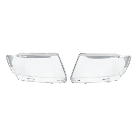 Pair of Left & Right Headlight Lens Covers Replacement Suitable For Jeep Grand Cherokee 2011-2013