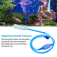 Large Aquarium Fish Tank Gravel Cleaner Syphon Vacuum Suitable For Water Changing with Siphon Hose