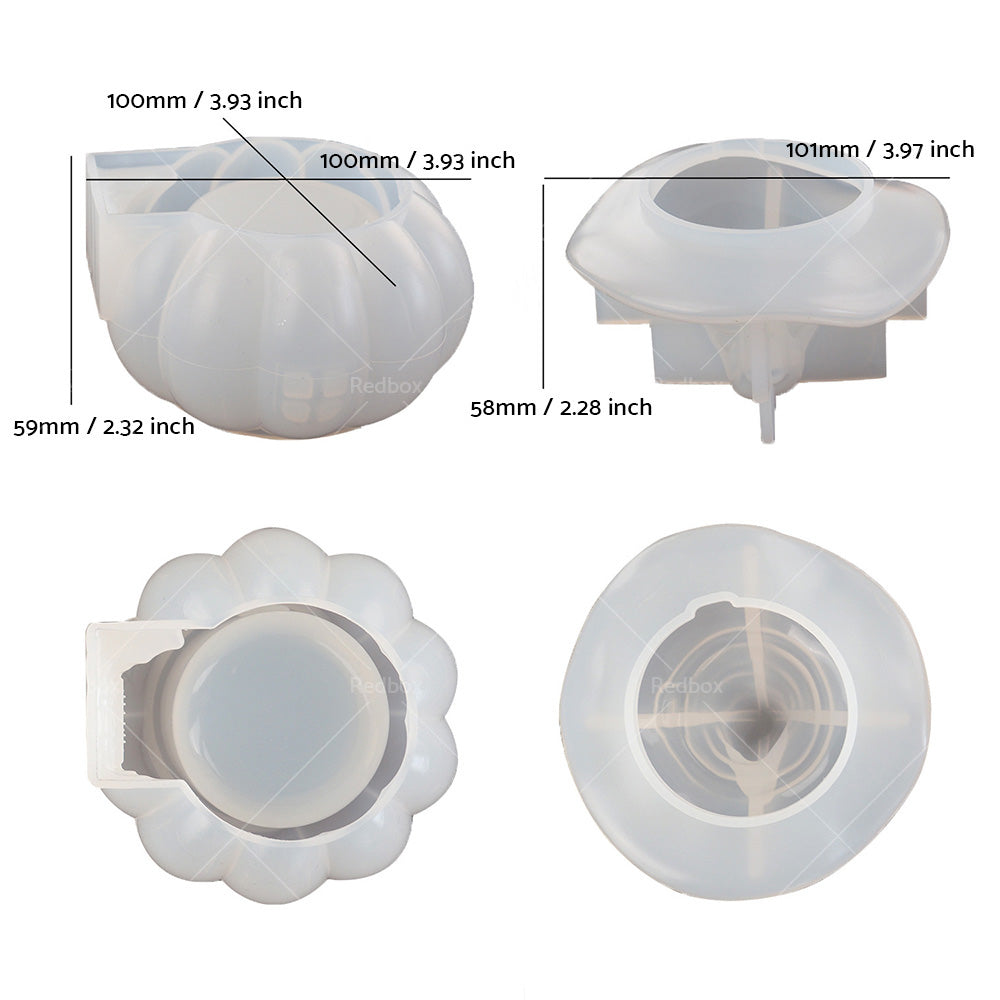 {{ Pumpkin Jar Silicone Mold DIY Storing Candy Container Resin Epoxy Casting Craft }} - Buy Car Parts Online at {{ Kaka Auto Parts }}.
