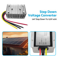 {{ Power Converter Regulator DC 24V Step Down to DC 13. 8V 40A 552W Waterproof }} - Buy Car Parts Online at {{ Kaka Auto Parts }}.