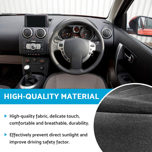 Non-Slip Dashboard Cover Dash Mat Suitable For Nissan Dualis J10 2007-2013