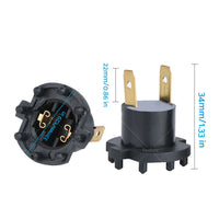 {{ 1 Pair Headlight Bulb Socket Adapter Holder Fits For Mazda 2 DE For MAZDA 3 BK }} - Buy Car Parts Online at {{ Kaka Auto Parts }}.