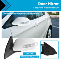 {{ Left Door Mirror With Electric Folding Suitable For Hyundai i30 2007-2012 }} - Buy Car Parts Online at {{ Kaka Auto Parts }}.