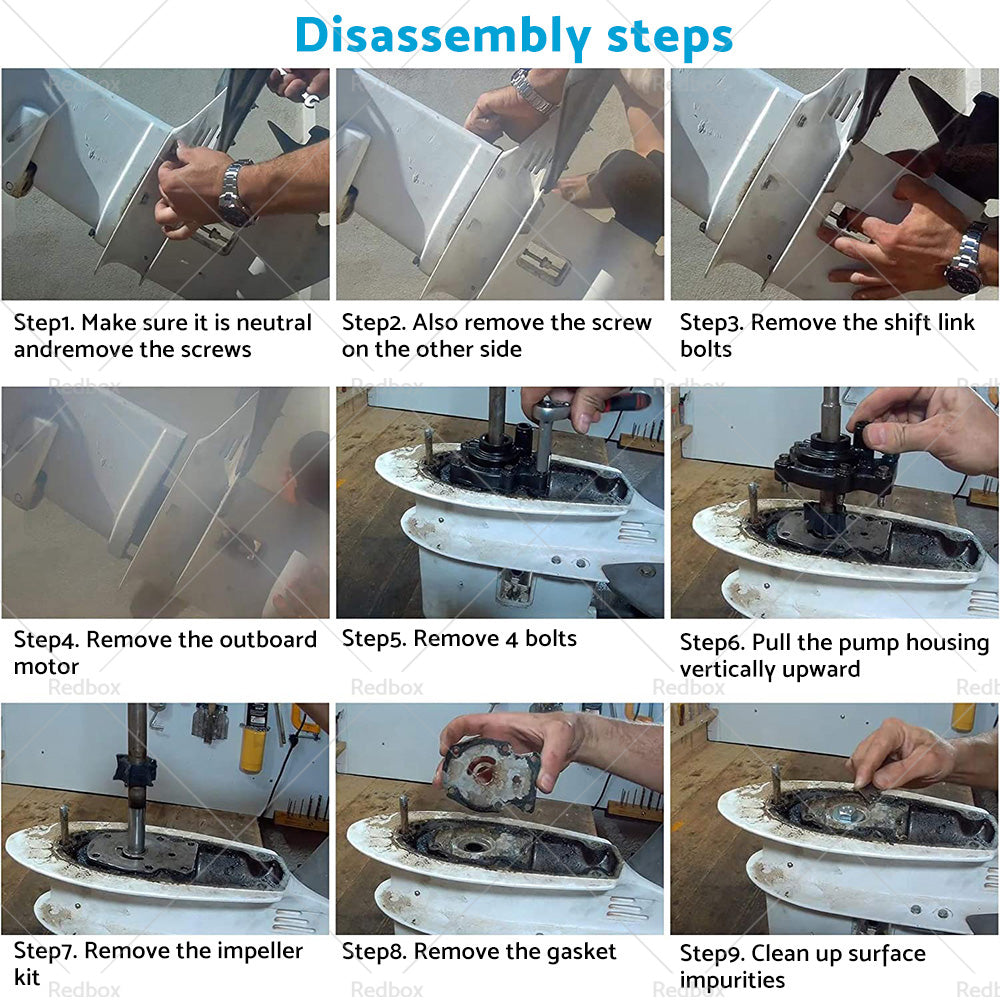 {{ Water Pump Impeller Kit For 20hp 25hp 30hp 35hp Johnson Evinrude outboard 393630 }} - Buy Car Parts Online at {{ Kaka Auto Parts }}.