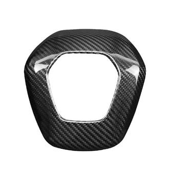 compare product Overlay Real Carbon Fiber Steering Wheel Center Cover Suitable For Corvette C8 2020-2025