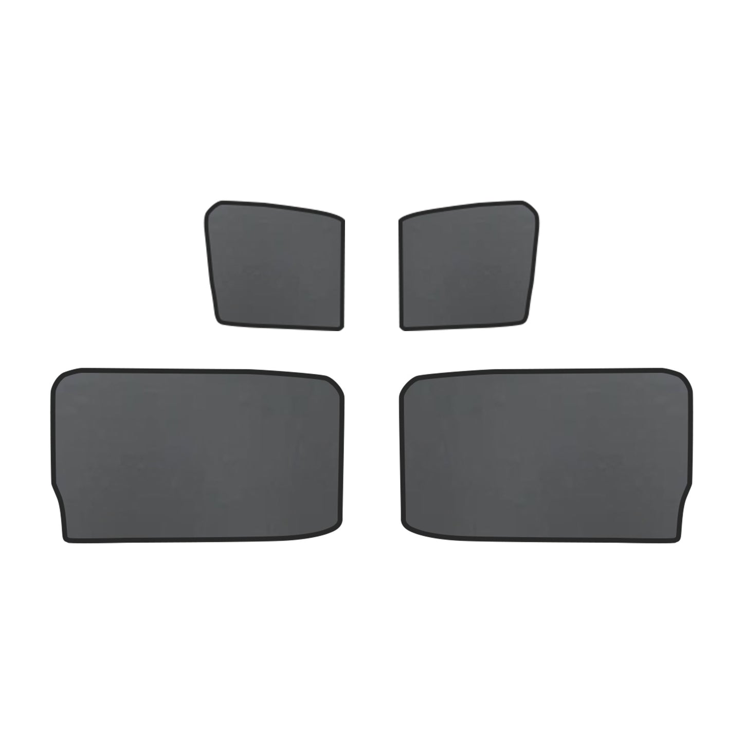 Front & Rear Window Magnetic Sun Shade Mesh Suitable For GWM UTE Cannon 2021-2024