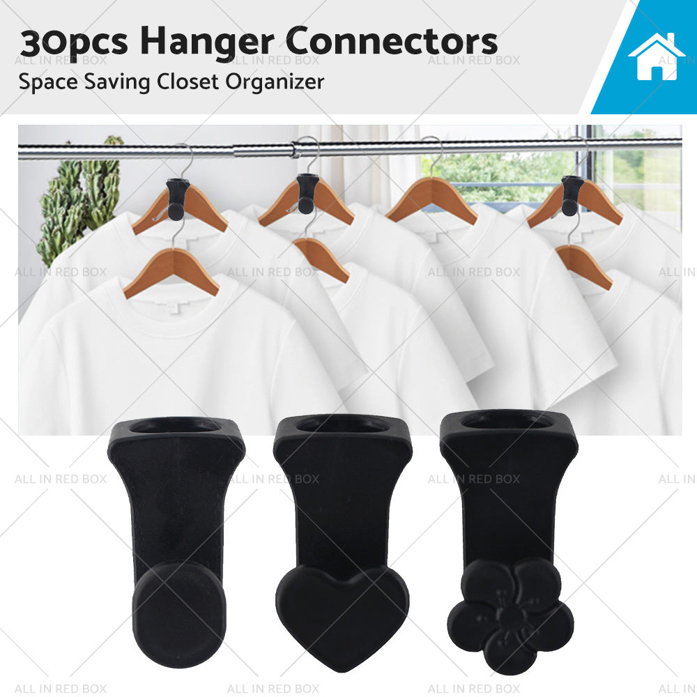 {{ 30PCS Closet Clothes Hanger Connector Hook Closet Space Organizer Space Saving }} - Buy Car Parts Online at {{ Kaka Auto Parts }}.