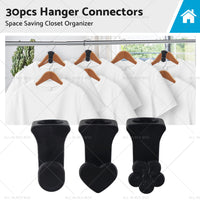 {{ 30PCS Closet Clothes Hanger Connector Hook Closet Space Organizer Space Saving }} - Buy Car Parts Online at {{ Kaka Auto Parts }}.
