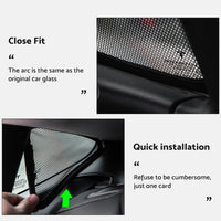 Front & Rear Sunroof Sun Shades Roof Protection Film Suitable For Tesla Model 3 2017-2021