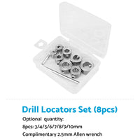 Drill Stop Collar Set 3mm-16mm Drilling Bit Depth Stopper Ring Suitable For Woodworking