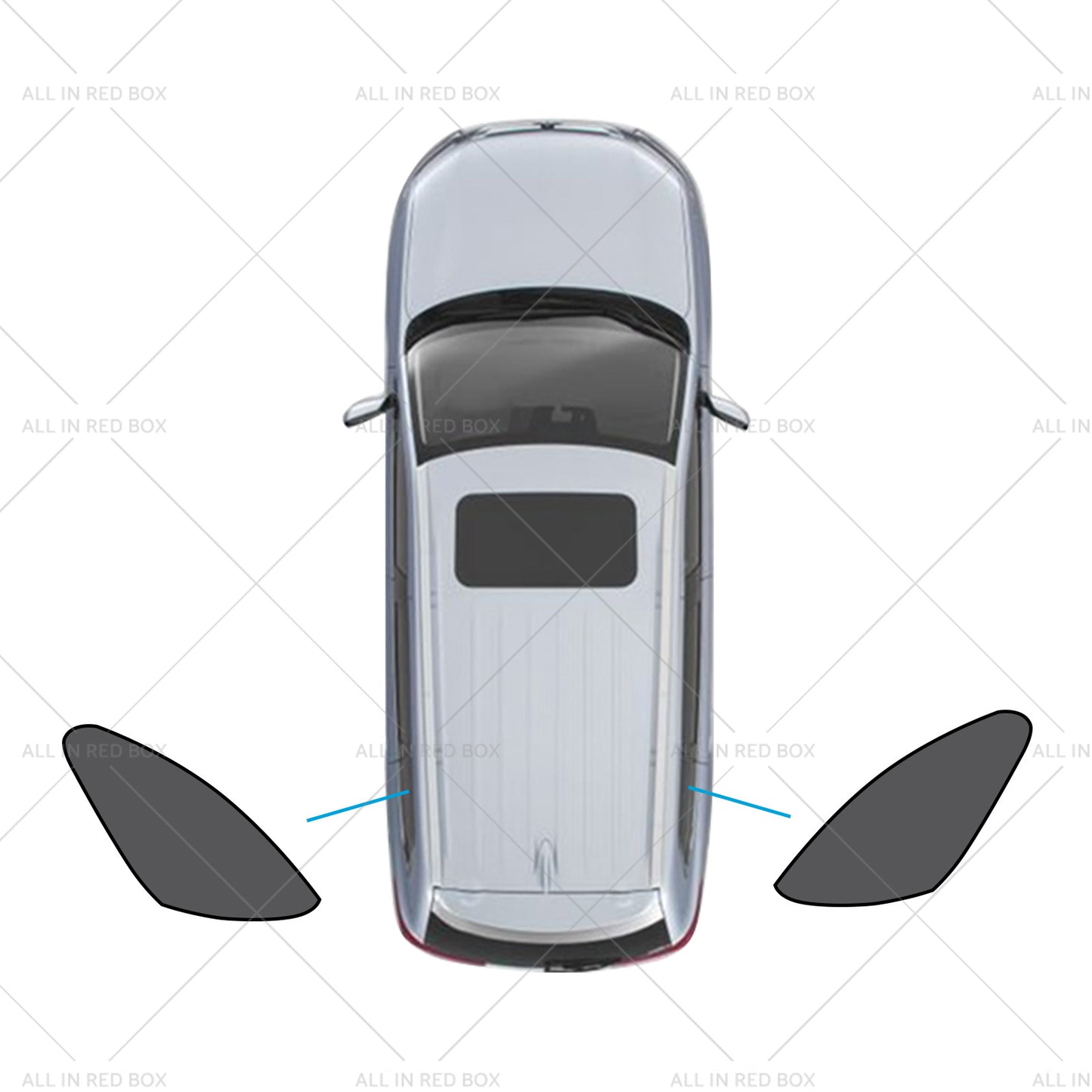 {{ Magnetic Car Window Sun Shades Suitable for Mazda CX-3 CX3 2015-Current }} - Buy Car Parts Online at {{ Kaka Auto Parts }}.