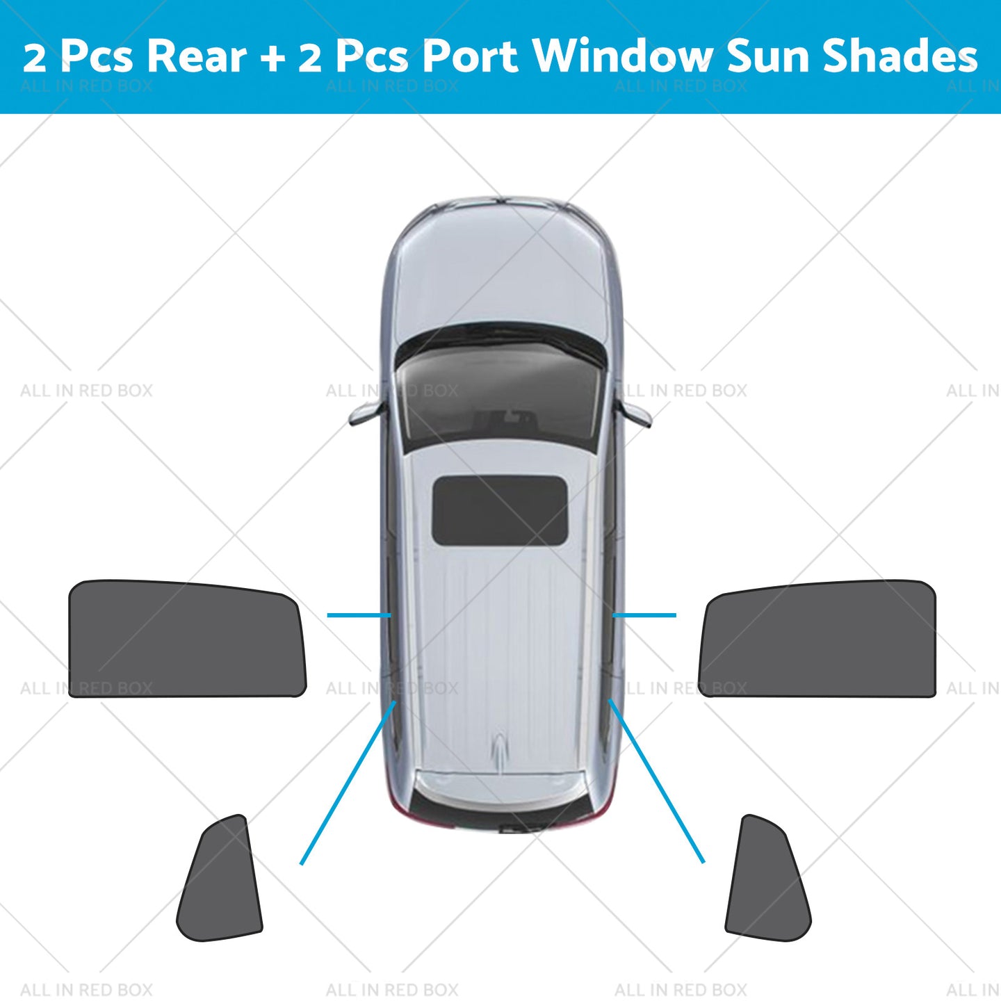 {{ Front Rear Port Window Magnetic Mesh Sun Shade Suitable for Toyota Corolla Cross }} - Buy Car Parts Online at {{ Kaka Auto Parts }}.