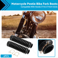 {{ 2PCS Postie Bike Fork Boots Boot Gaiter Suitable For Honda CT110 CT110X CG125 }} - Buy Car Parts Online at {{ Kaka Auto Parts }}.