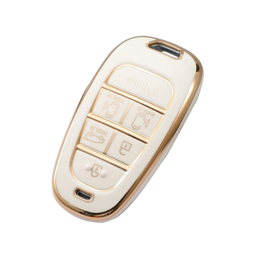 TPU 6-Button Car Remote Key Fob Cover Suitable For Hyundai Sonata / Tucson / Santa Fe