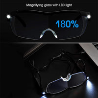 {{ Unisex Magnifying Glasses Loupes 180percent HD Vision Magnifier With LED Lighting Lamp }} - Buy Car Parts Online at {{ Kaka Auto Parts }}.