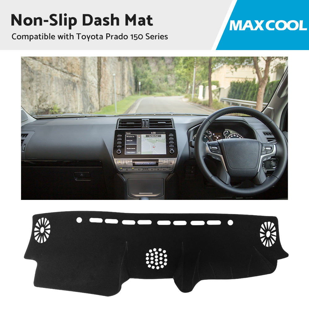 {{ Dashboard Sun Cover Dash Mat Suitable For Toyota Prado 150 Series GDJ150R 17-20 }} - Buy Car Parts Online at {{ Kaka Auto Parts }}.