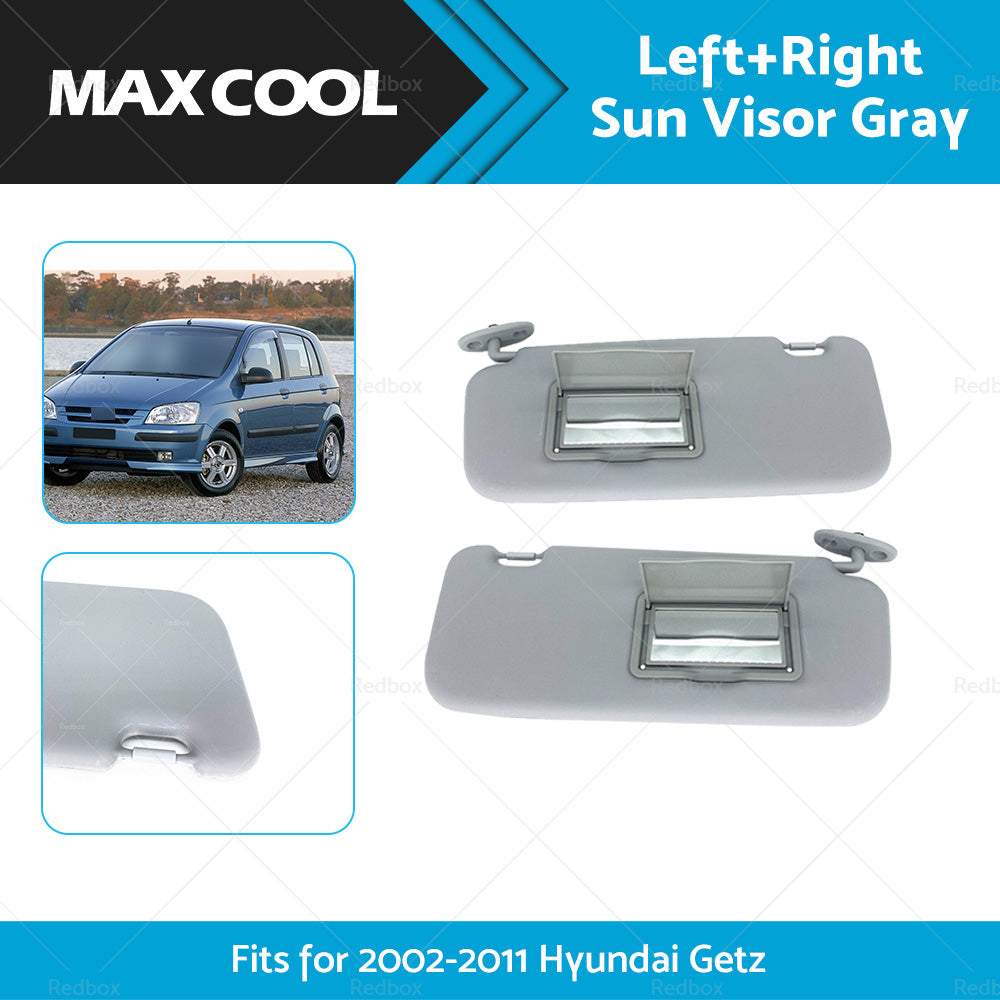 {{ Left Right Side Car Sun Visor Shade Suitable For Hyundai Getz 2002-2012 Grey }} - Buy Car Parts Online at {{ Kaka Auto Parts }}.
