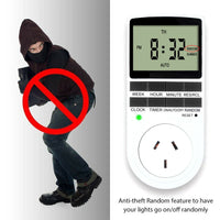 {{ 2Pcs 240V LCD Digital Timer Switch Automation Socket Electric Programmable Power }} - Buy Car Parts Online at {{ Kaka Auto Parts }}.