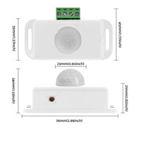 8m Body Infrared PIR Motion Sensor Switch Suitable For LED Light Strip Automatic 12V 24V