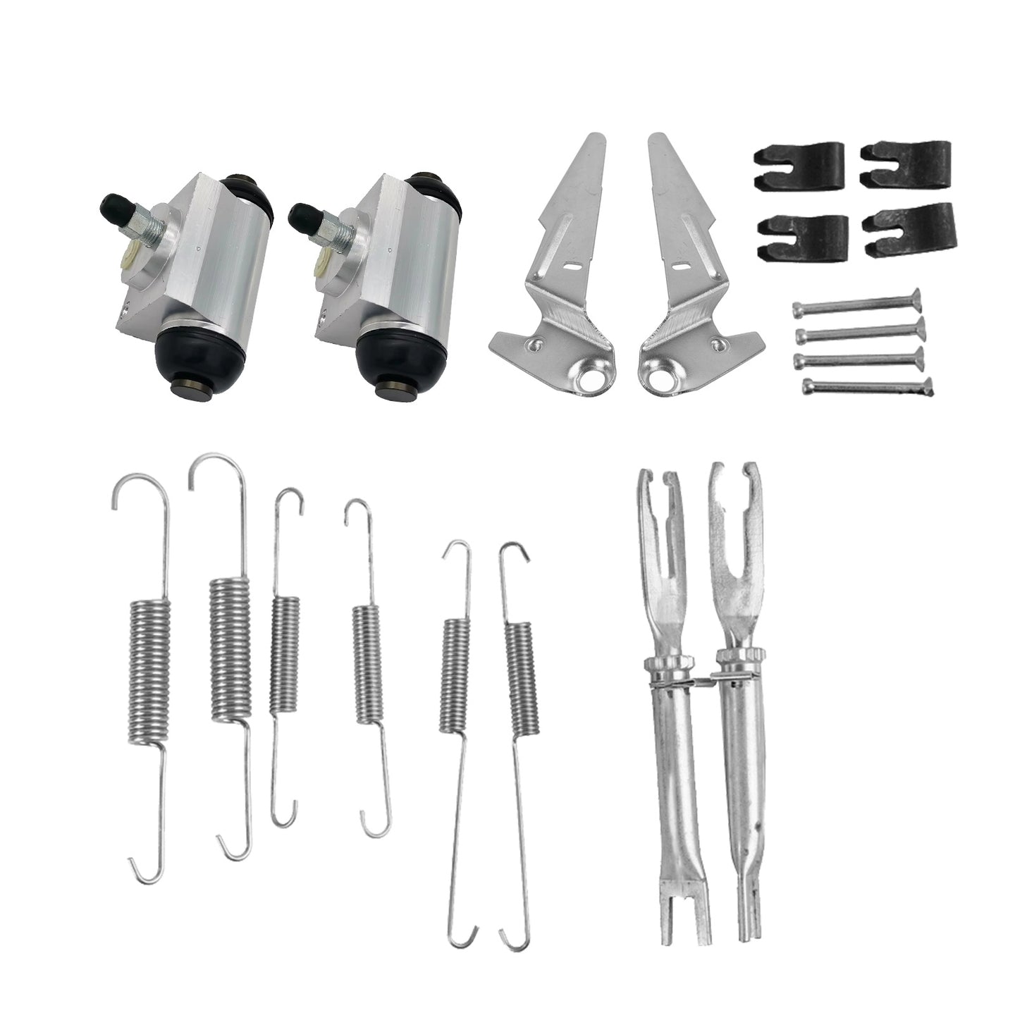 {{ Rear Brake Shoes & Wheel Cylinders Adjuster Kit Suitable For Hilux GUN126R 4WD }} - Buy Car Parts Online at {{ Kaka Auto Parts }}.