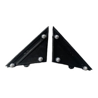 Matte Black Rear Mirror Triangle Trim Plate Suitable For Fiat 500 2012-2019