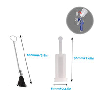17PCS Spray Gun Cleaning Brush Kit Suitable For All Spray Gun Systems