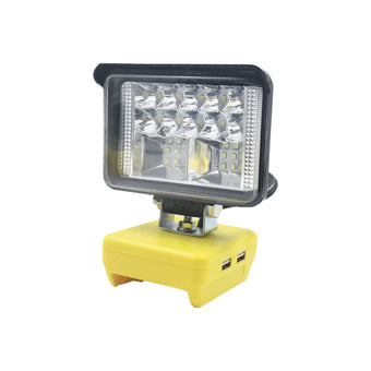 compare product Torch Lamp LED Flood Work Light Tool Suitable for DeWalt 18V 20V Lithium Battery