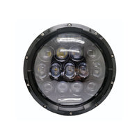 Pair of 7-Inch Round LED Headlights Hi/Lo DRL Beam Sealed Headlamps Suitable For Nissan Patrol