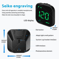 {{ Universal Car HUD Head Up Display LED Digital GPS Speedometer Overspeed Alarm }} - Buy Car Parts Online at {{ Kaka Auto Parts }}.