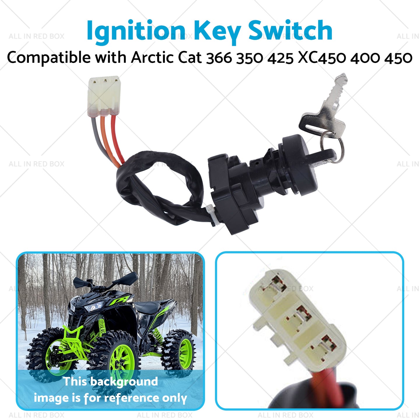 {{ Ignition Key Switch Suitable for Arctic Cat 366 350 425 XC450 400 450 3313-439 }} - Buy Car Parts Online at {{ Kaka Auto Parts }}.