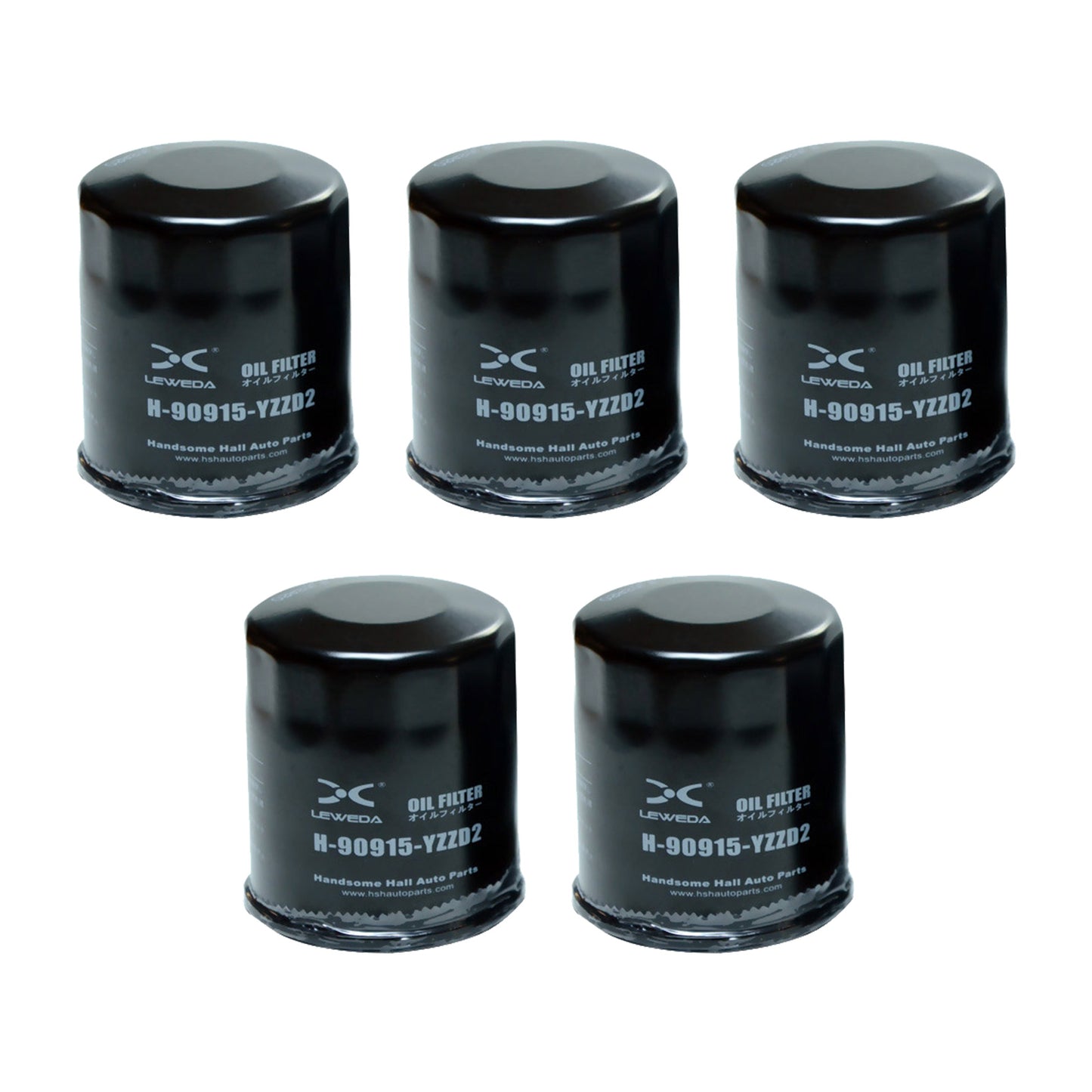 Oil Filter 5x 90915-YZZD2 Suitable For Toyota Camry / Avalon / Hilux / Hiace 1KDFTV