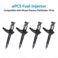 {{ 4PCS Diesel Fuel Injector Suitable for Nissan Navara Pathfinder YD25 095000-6250 }} - Buy Car Parts Online at {{ Kaka Auto Parts }}.