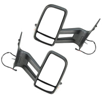 Pair Long Arm Door Mirrors Manual Fold Suitable for Mercedes-Benz Sprinter 2006–2018