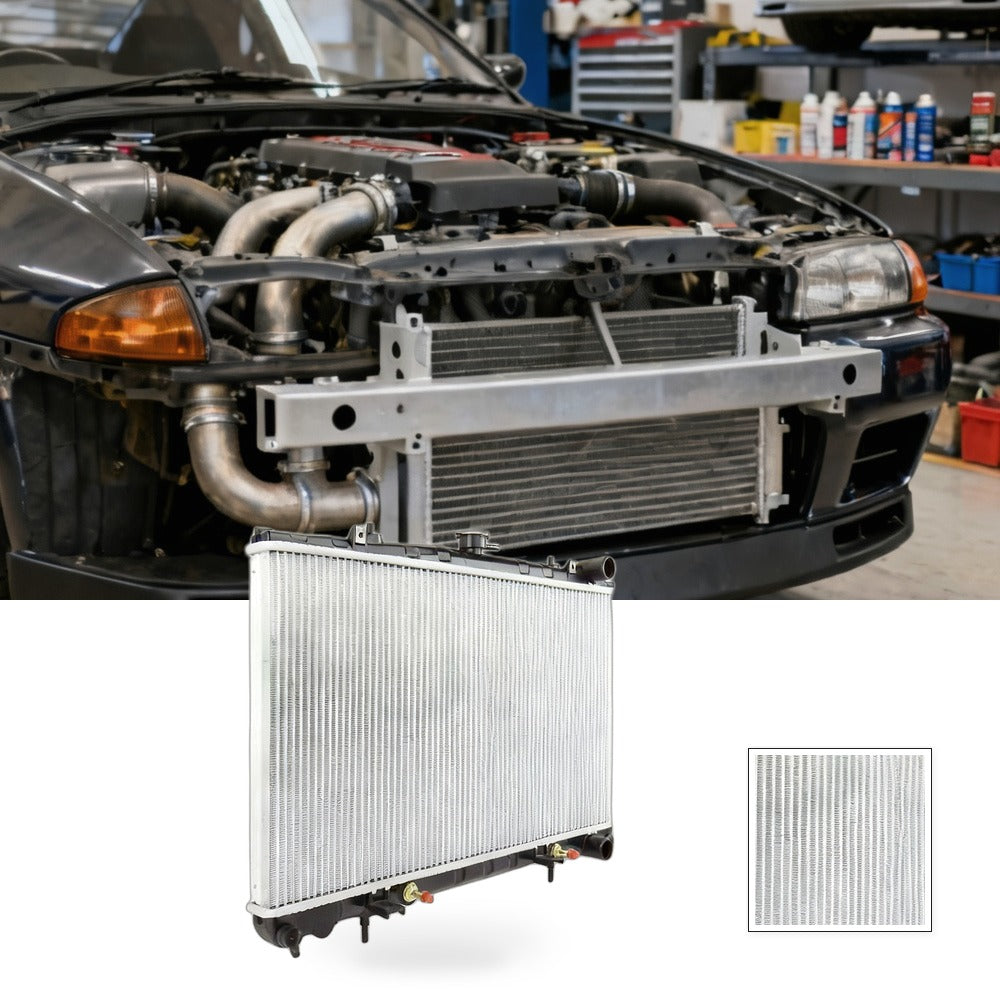 Premium Radiator For NISSAN SKYLINE R32 GTR GTS Auto Manual 1991-1993 - BG1