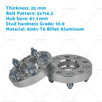 {{ 2PCS 25mm Wheel Spacers 5x114. 3 12x1. 25 25mm CB=67. 1mm Fits For Nissan R32 R33 }} - Buy Car Parts Online at {{ Kaka Auto Parts }}.