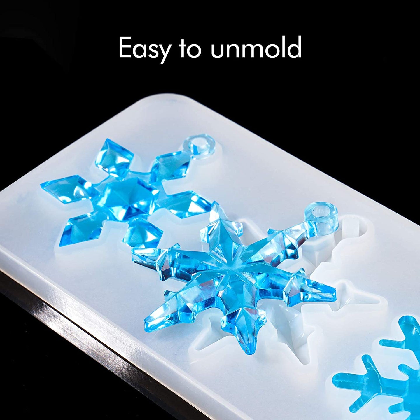 {{ Snowflake Silicone Pendant Mold Making Jewelry Resin Necklace Mould Craft DIY 3D }} - Buy Car Parts Online at {{ Kaka Auto Parts }}.