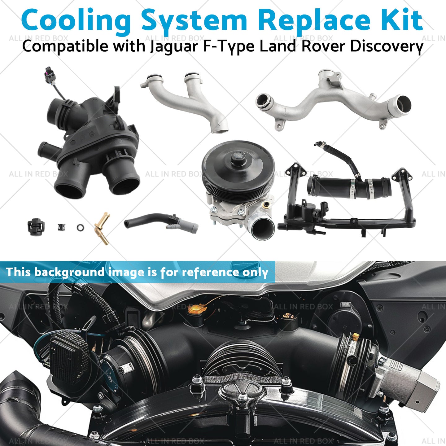 {{ Cooling System Replace Kit Suitable for Jaguar F-Type Land Rover Discovery }} - Buy Car Parts Online at {{ Kaka Auto Parts }}.